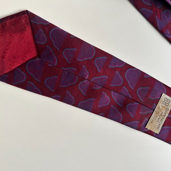 90s Givenchy silk tie - Picture 3 of 3
